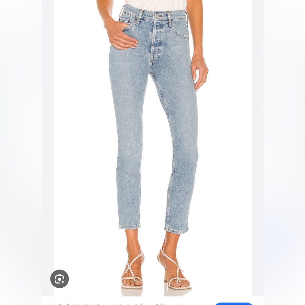Agolde Nico High Rise Slim Ankle Jeans 27
